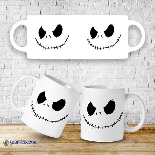 Karácsonyi lidércnyomás - Jack Face bögre