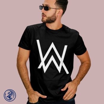 Alan Walker logo férfi póló