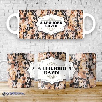 A legjobb Gazdi - kutyás bögre