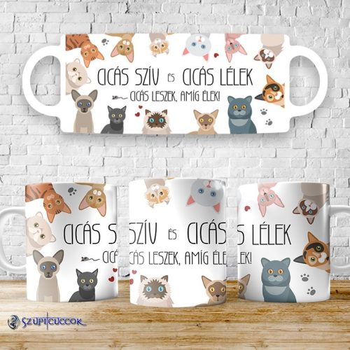 Cicás szív... bögre