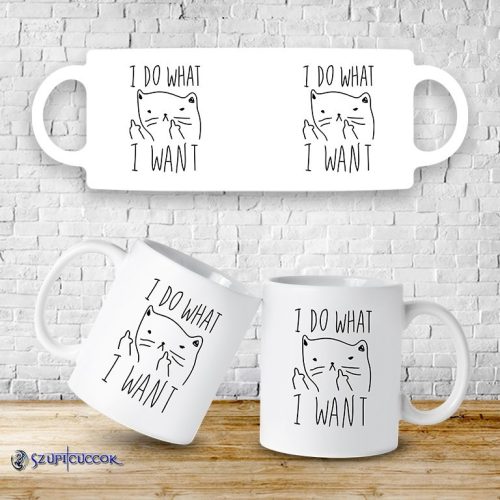 I do what - cicás bögre