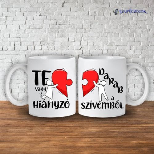 Hiányzó darab páros bögre (2db)