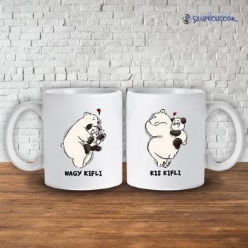 Kis kifli - Nagy kifli páros bögre (2db)
