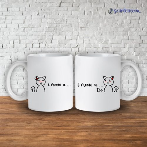 Meow Love páros bögre (2db)