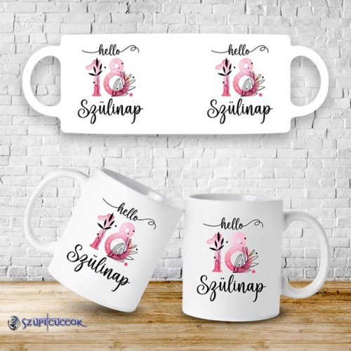 Hello szülinap bögre (több féle)