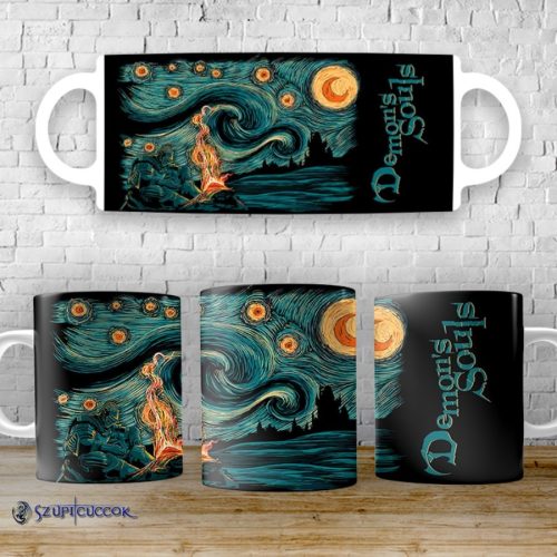 Demon's Souls painting bögre