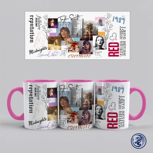 Taylor Swift Albums bögre (Rózsaszín)
