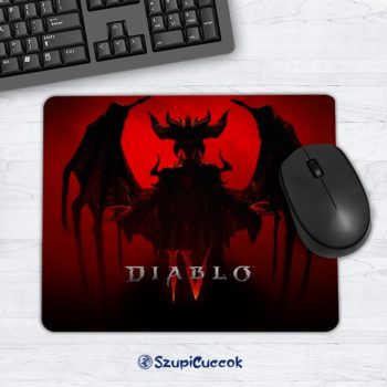 Diablo IV. Lilith siluette hajlékony egérpad