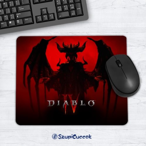 Diablo IV. Lilith siluette hajlékony egérpad