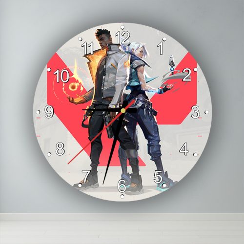 Valorant  kör alakú falióra