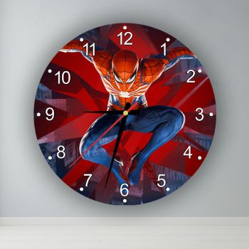 Pókember  kör alakú falióra