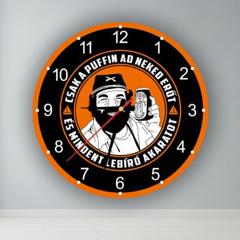 Csak a Puffin...  kör alakú falióra