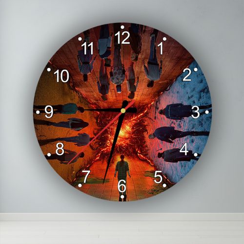 Stranger Things S04  kör alakú falióra