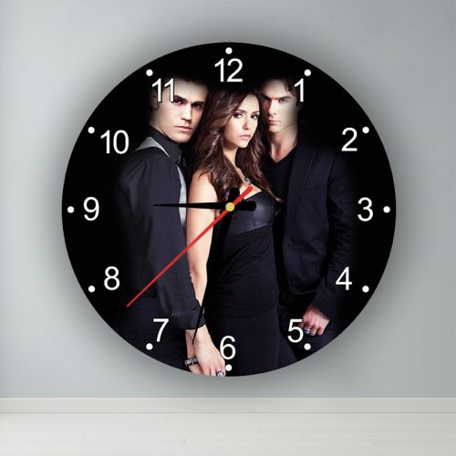 Vámpírnaplók - Karakterek  kör alakú falióra