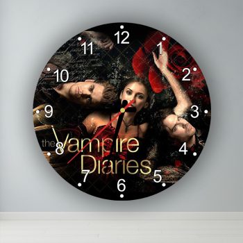 Vámpírnaplók  kör alakú falióra