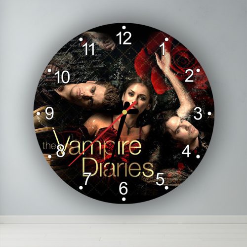 Vámpírnaplók  kör alakú falióra