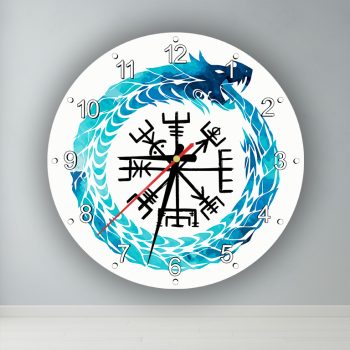Jormungandr and vegvisir  kör alakú falióra