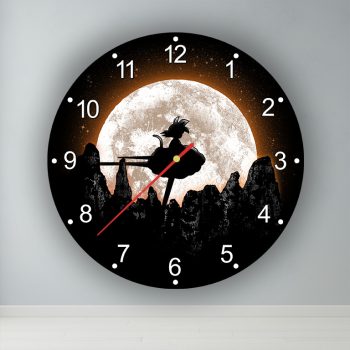 Dragon Ball - Varázsfelhőn  kör alakú falióra