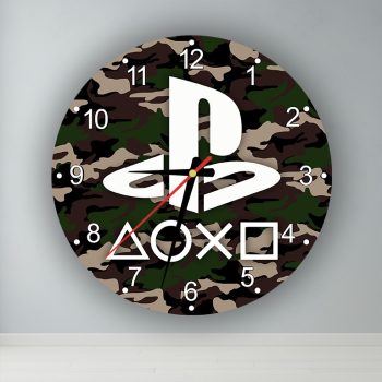 Playstation Military  kör alakú falióra