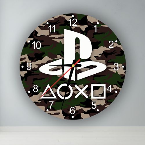 Playstation Military  kör alakú falióra