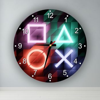 Playstation Ikonok  kör alakú falióra