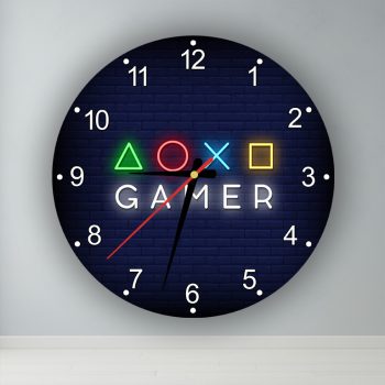 Playstation gamer  kör alakú falióra