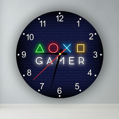 Playstation gamer  kör alakú falióra