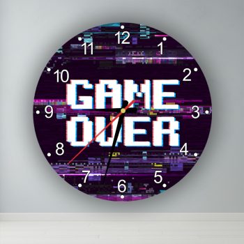 Game over pixel  kör alakú falióra