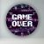 Game over pixel  kör alakú falióra