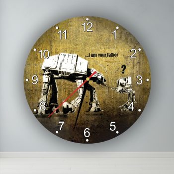 Star Wars Én vagyok az Apád  kör alakú falióra