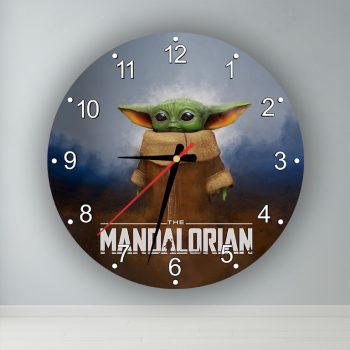 The Mandalorian Bébi Yoda Grogu  kör alakú falióra