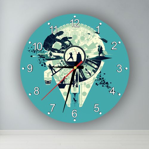 Star Wars Millennium Falcon grafika  kör alakú falióra