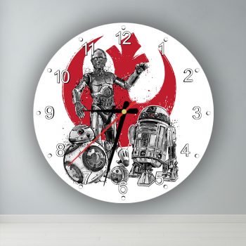 Star Wars droidok  kör alakú falióra