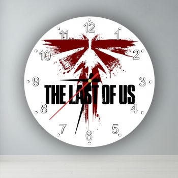 The Last of Us Firefly logó  kör alakú falióra