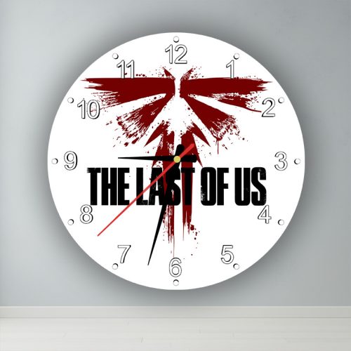 The Last of Us Firefly logó  kör alakú falióra