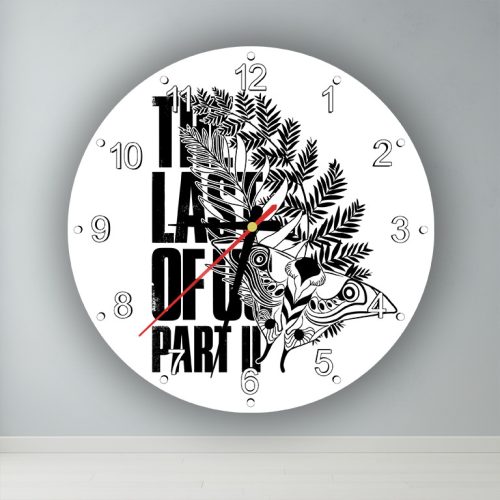 The Last of Us Part II. tattoo  kör alakú falióra