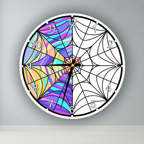 Wednesday window  kör alakú falióra