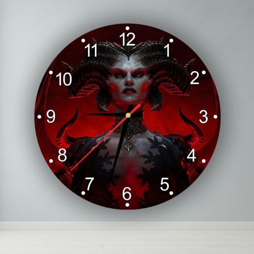 Diablo IV. Lilith portré  kör alakú falióra