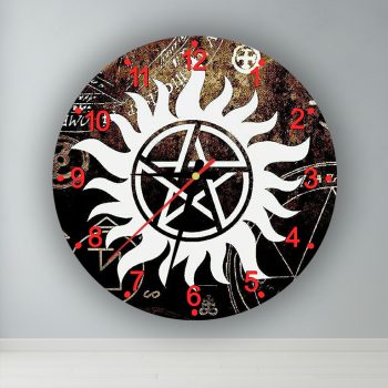 Supernatural Pentagram  kör alakú falióra