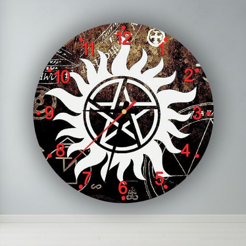 Supernatural Pentagram  kör alakú falióra