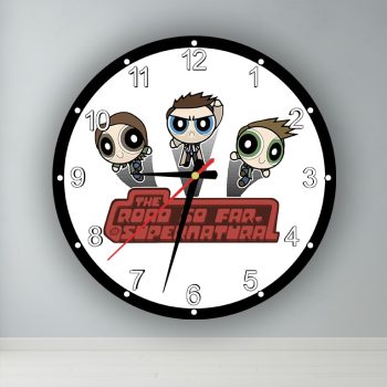 Supernatural - Pindúr Odaát  kör alakú falióra