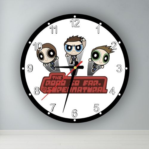 Supernatural - Pindúr Odaát  kör alakú falióra