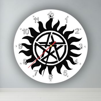 Supernatural - Pentagram Tattoo  kör alakú falióra