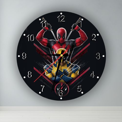 Deadpool and Wolverine  kör alakú falióra