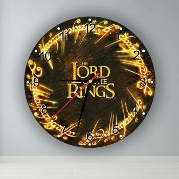 A Gyűrűk ura - Az Egy Gyűrű -  kör alakú falióra