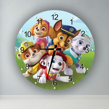 A Mancs őrjárat -  kör alakú falióra