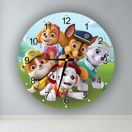 A Mancs őrjárat -  kör alakú falióra