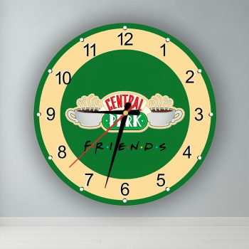 Jóbarátok -  kör alakú falióra