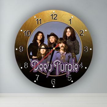 Deep Purple -  kör alakú falióra