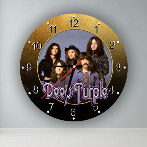 Deep Purple -  kör alakú falióra